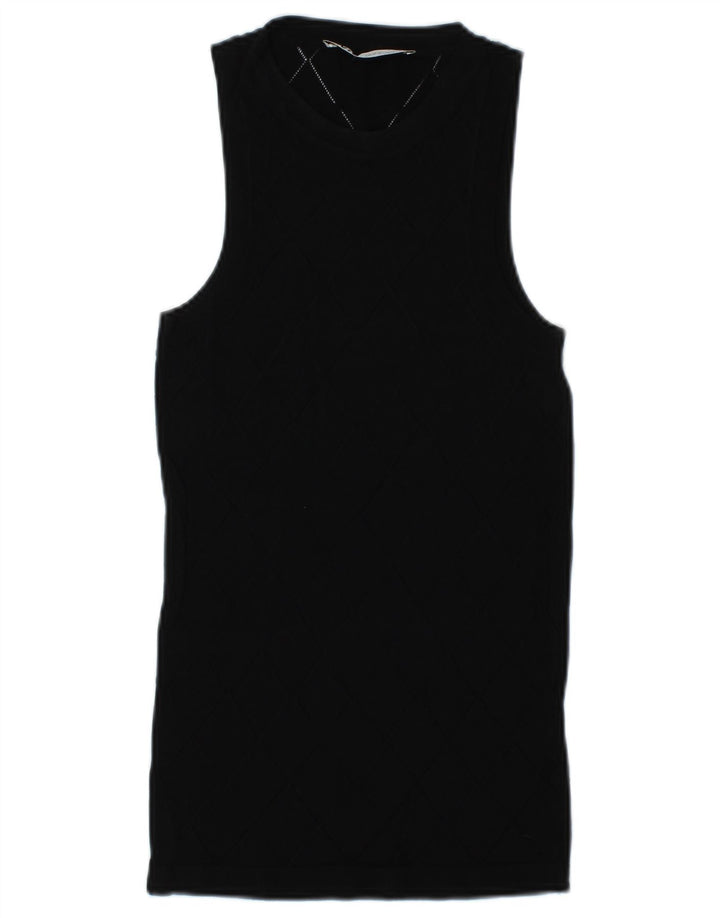Женский жилет Zara UK 12, средний черный