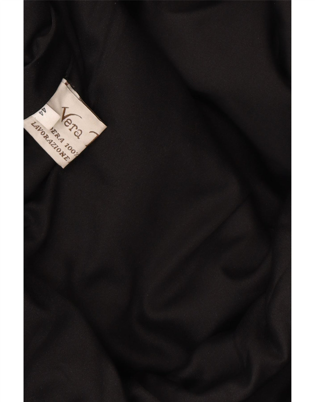 VINTAGE Womens Leather Coat IT 44 Medium Black Leather Vintage Vintage and Second-Hand Vintage from Messina Hembry 