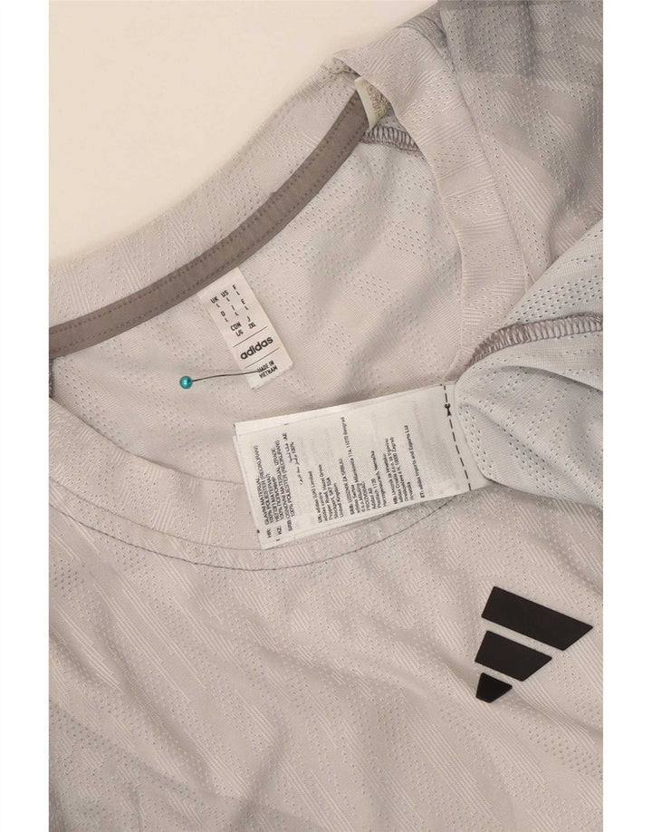 Мужская футболка Adidas Top Large Grey Tie Dye из полиэстера