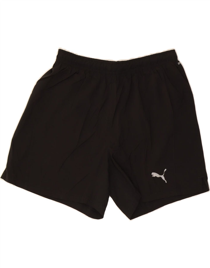 PUMA Mens Sport Shorts Medium  Black Vintage Puma and Second-Hand Puma from Messina Hembry 