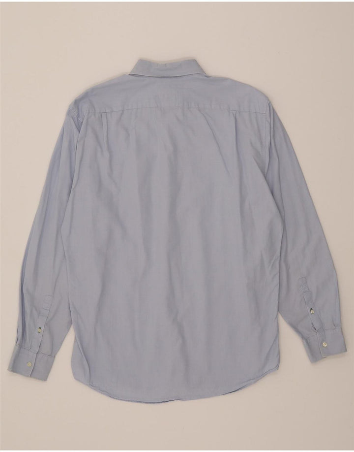 LACOSTE Mens Regular Fit Shirt Size 40 Medium Blue Cotton Vintage Lacoste and Second-Hand Lacoste from Messina Hembry 