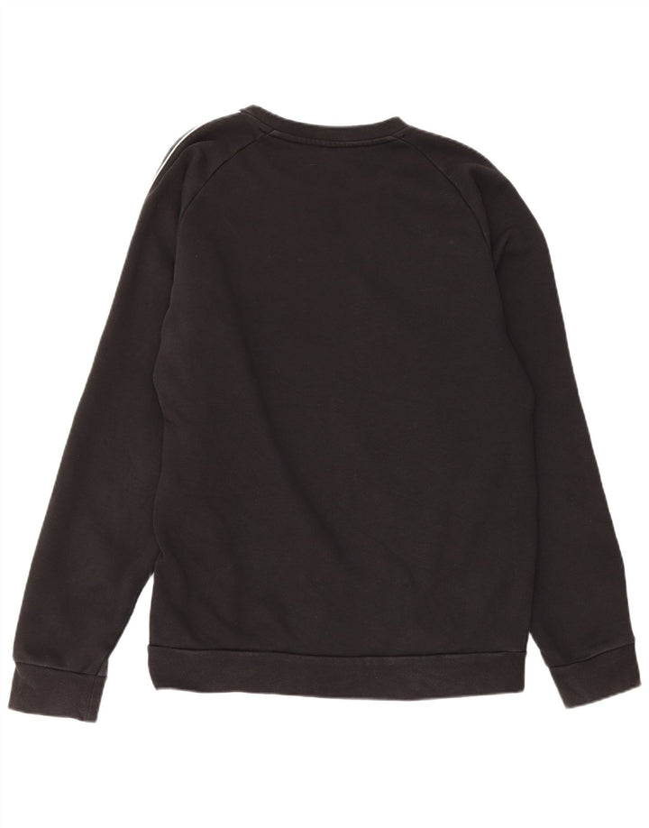 Мужской свитер ADIDAS, джемпер среднего размера, черный, хлопок