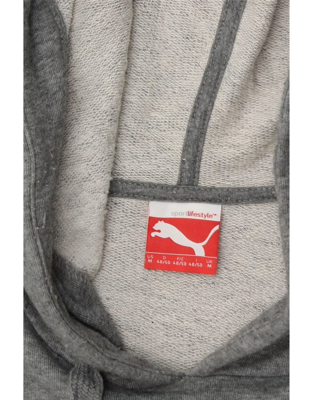 Толстовка мужская с рисунком PUMA, средний серый