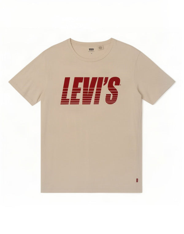Levi's Womens Graphic T-Shirt Top UK 10 Small White