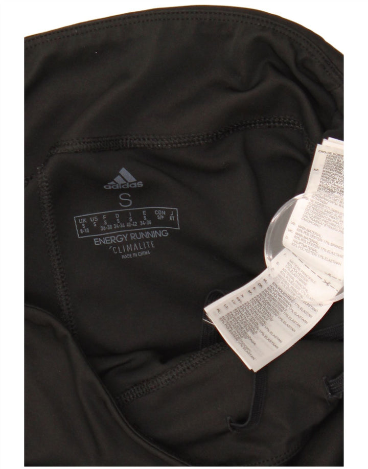 Женские леггинсы ADIDAS Climalite UK 8/10, маленькие черные, полиэстер