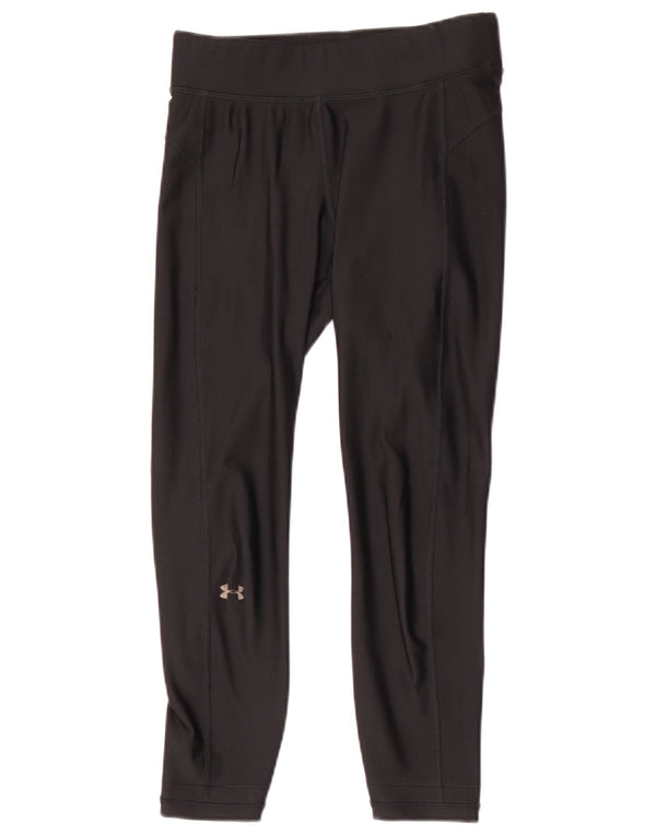 Женские укороченные леггинсы Under Armour Heat Gear UK 8, маленькие черные