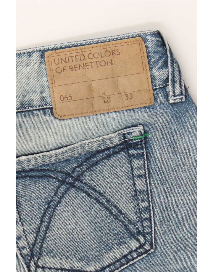 Джинсы женские Benetton Bootcut W28 L33 синие