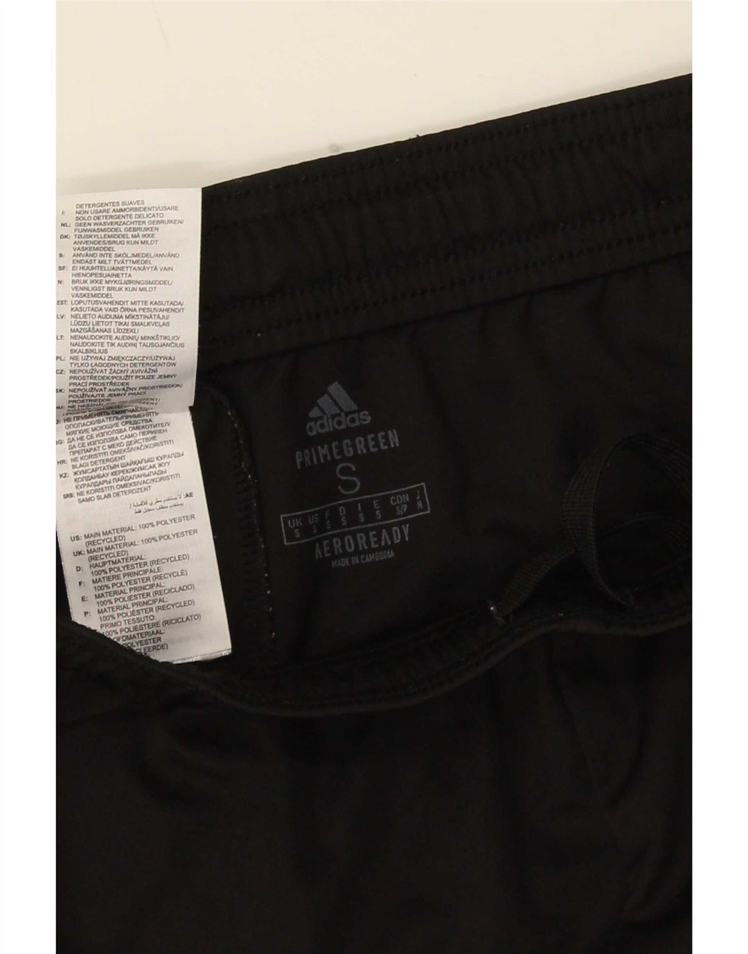 Мужские спортивные шорты Adidas Aeroready, маленькие черные из полиэстера