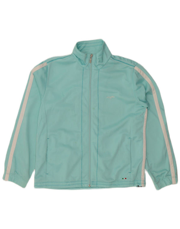 LOTTO Женский спортивный костюм, верхняя куртка UK 18 XL, полиэстер в синюю полоску