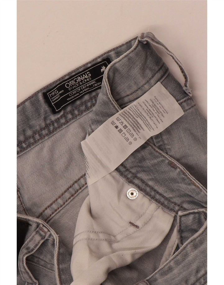 Мужские джинсы Jack & Jones Tim Slim W30 L34, серый хлопок