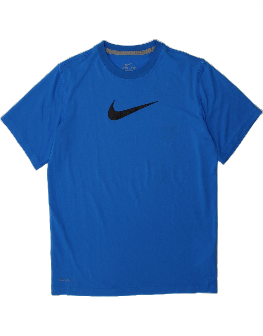 NIKE Boys Dri Fit Graphic T-Shirt Top 12-13 Years Large  Blue Polyester Vintage Nike and Second-Hand Nike from Messina Hembry 