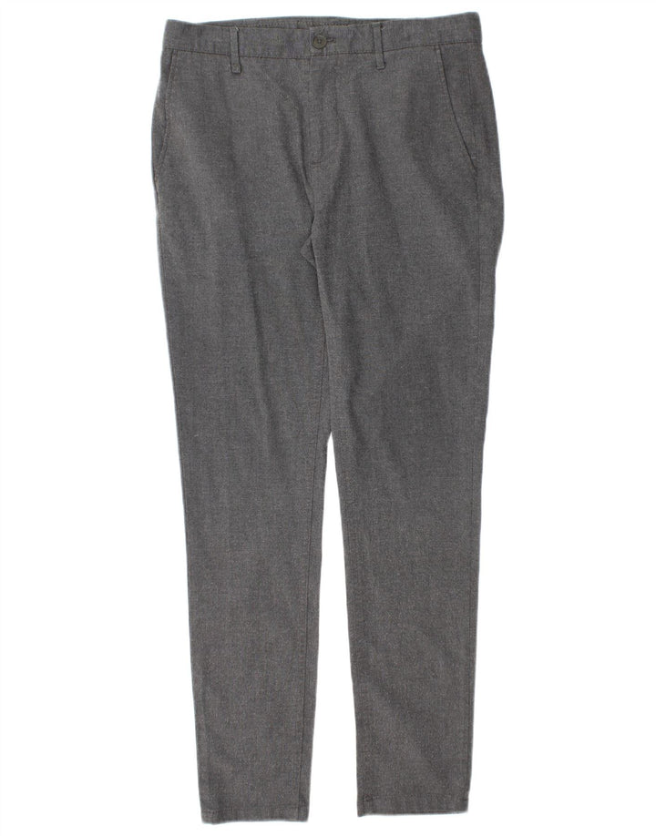 Мужские брюки-чиносы Zara EU 40 Medium W31 L30, серый полиэстер