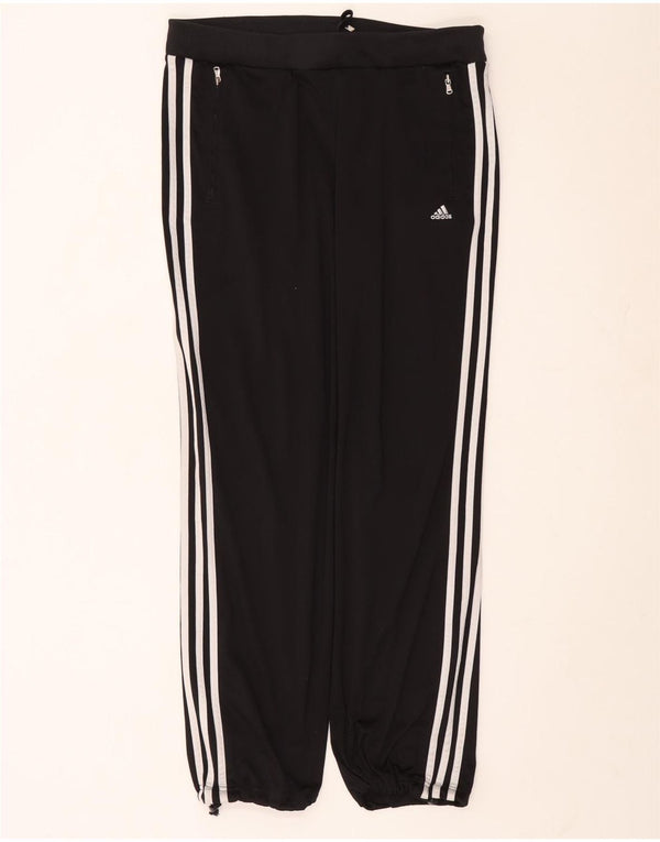 Женские спортивные брюки ADIDAS Joggers UK 14, большой черный полиэстер