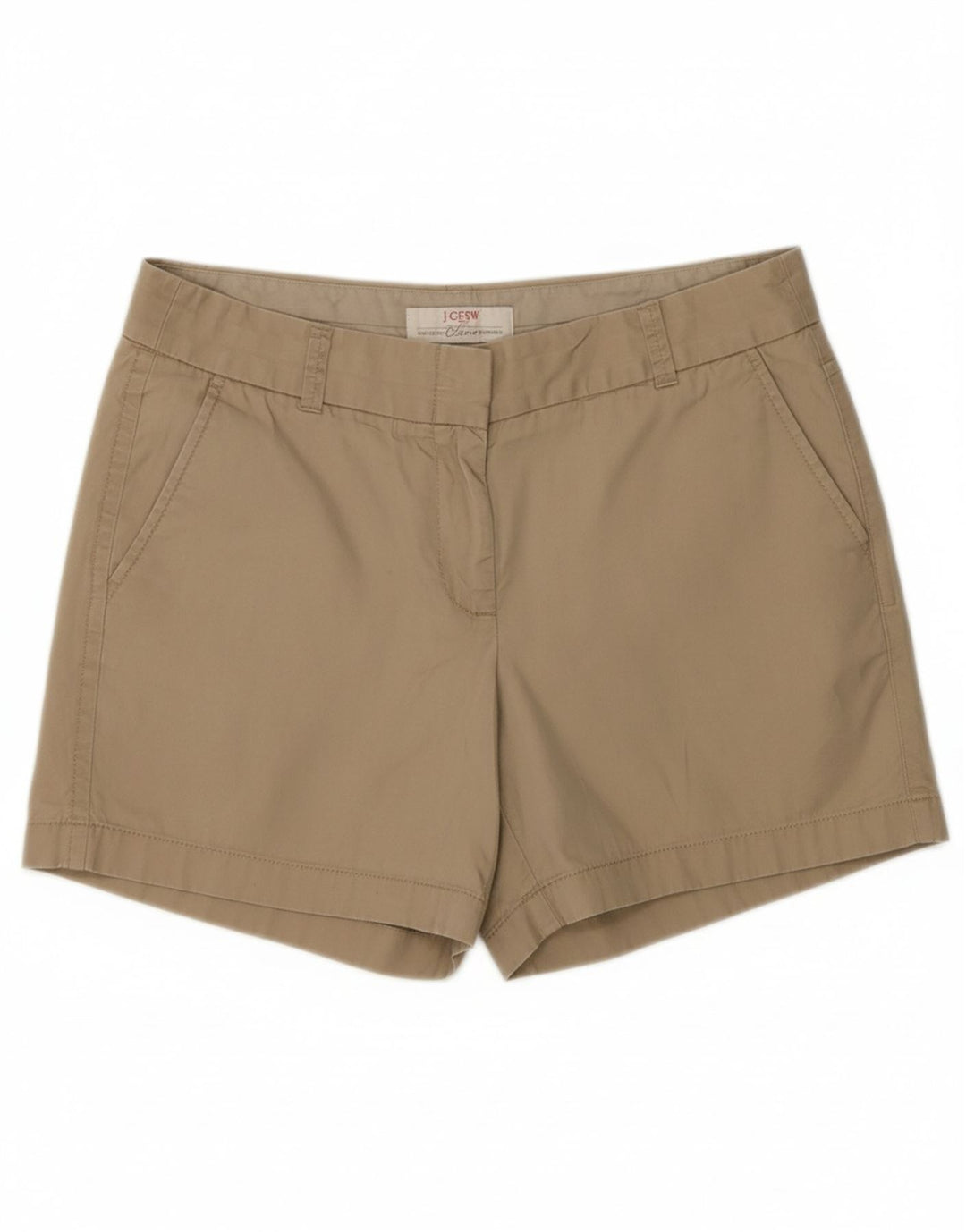 J. CREW Womens Broken In Chino Shorts US 8 Medium W32  Beige Cotton Vintage J. Crew and Second-Hand J. Crew from Messina Hembry 