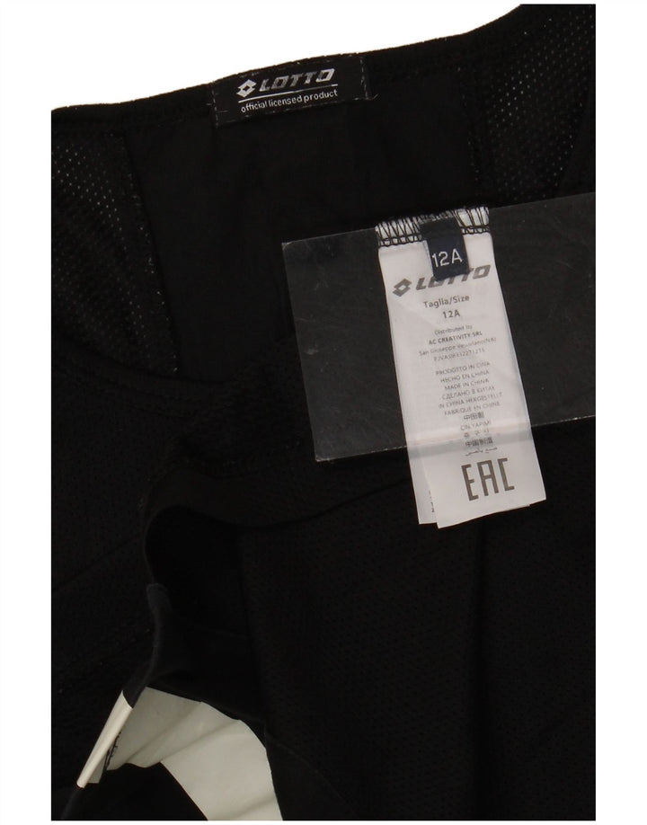 LOTTO Жилет с рисунком для мальчиков, 11-12 лет, черный полиэстер