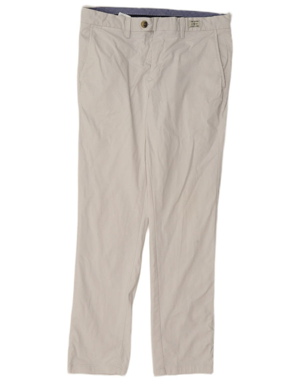 Мужские прямые брюки Tommy Hilfiger W33 L30, белый хлопок