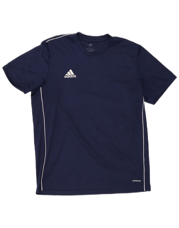Мужская футболка Adidas Aeroready, большой темно-синий полиэстер
