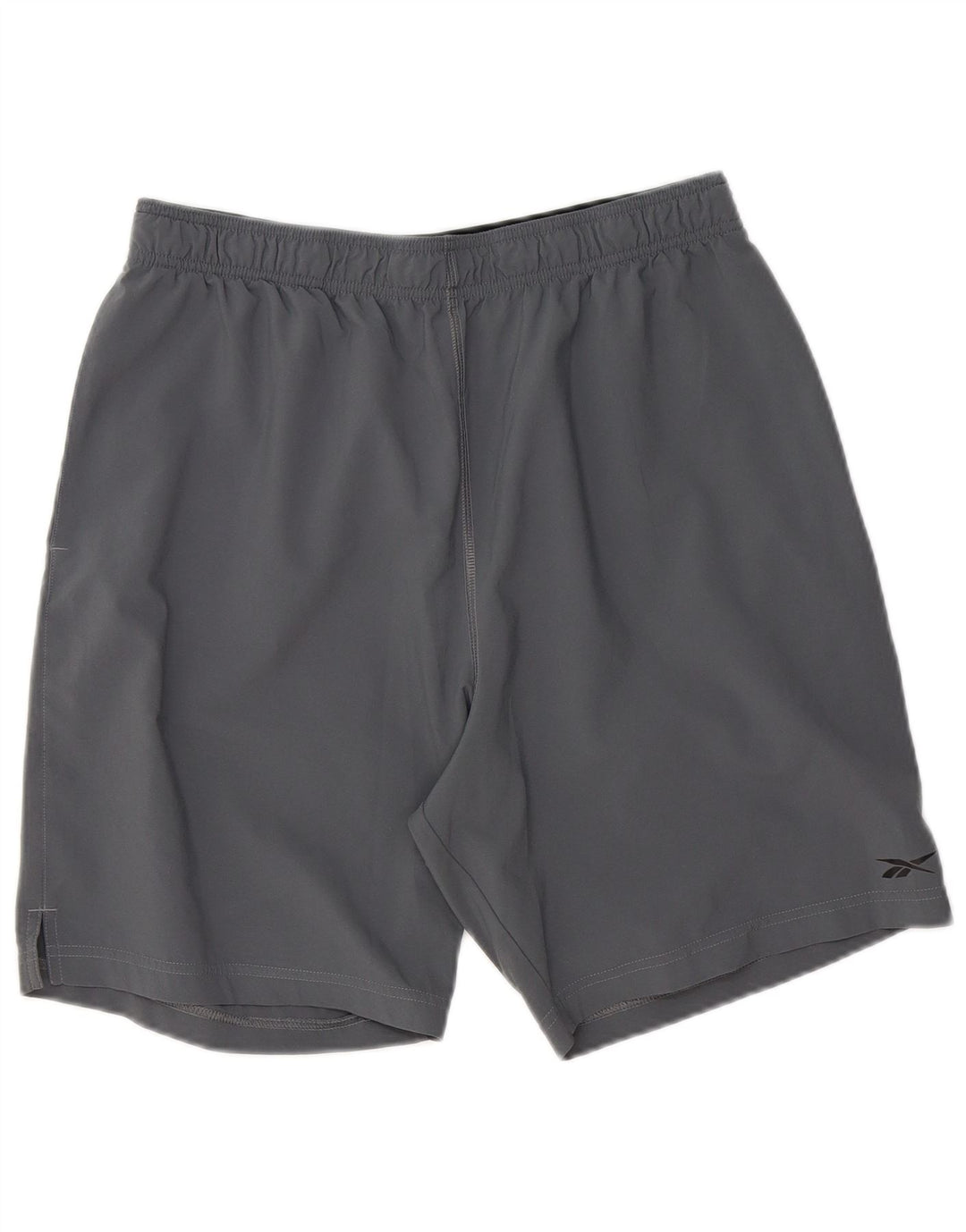 REEBOK Mens Sport Shorts Large  Grey Polyester