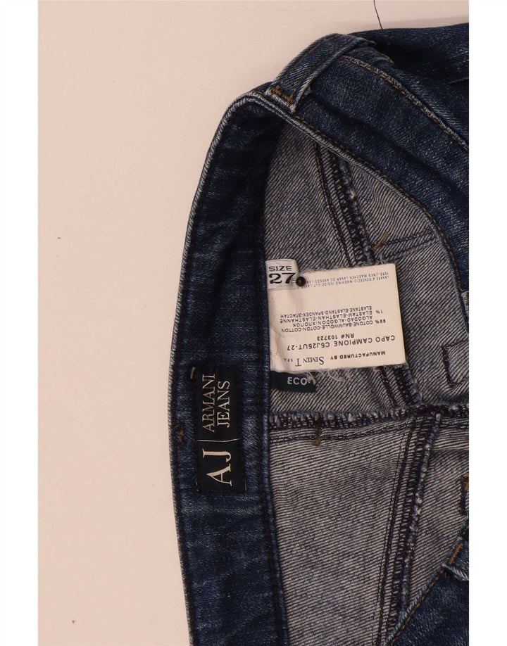 Женские джинсы Bootcut Armani W27 L29 синие, хлопок