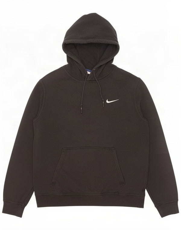 Мужской джемпер с капюшоном Nike, средний черный, хлопок