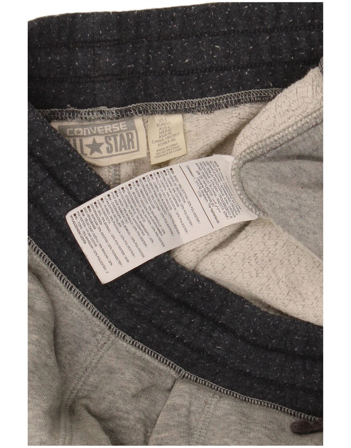 Мужские спортивные брюки Converse Joggers, большие серые хлопковые брюки