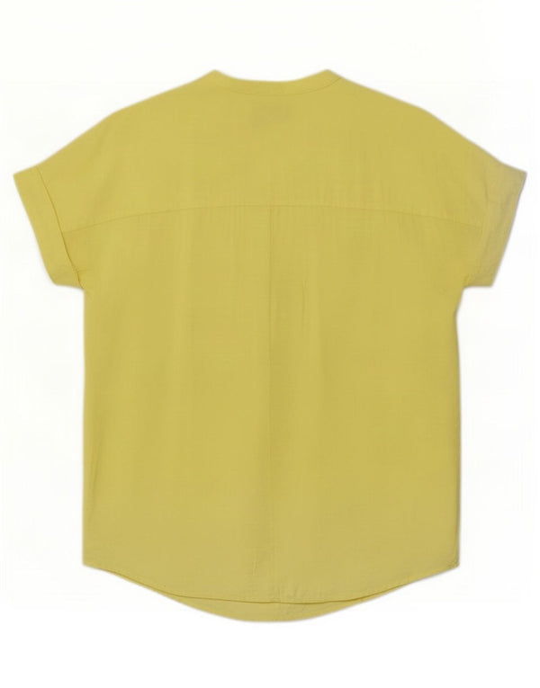 Женская блузка MINT VELVET Top UK 12, вискоза среднего желтого цвета