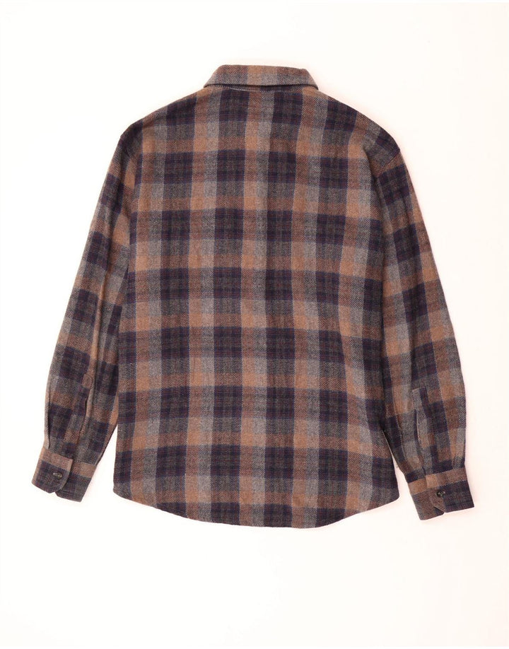 Мужская рубашка-рубашка SEA BARRIER XL, серая в клетку, акрил