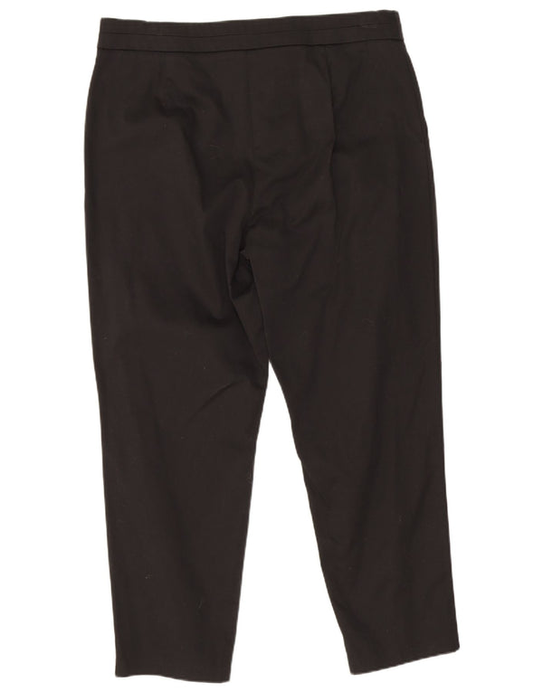 Женские укороченные брюки Marks & Spencer UK 12 Medium W30 L23, черный хлопок