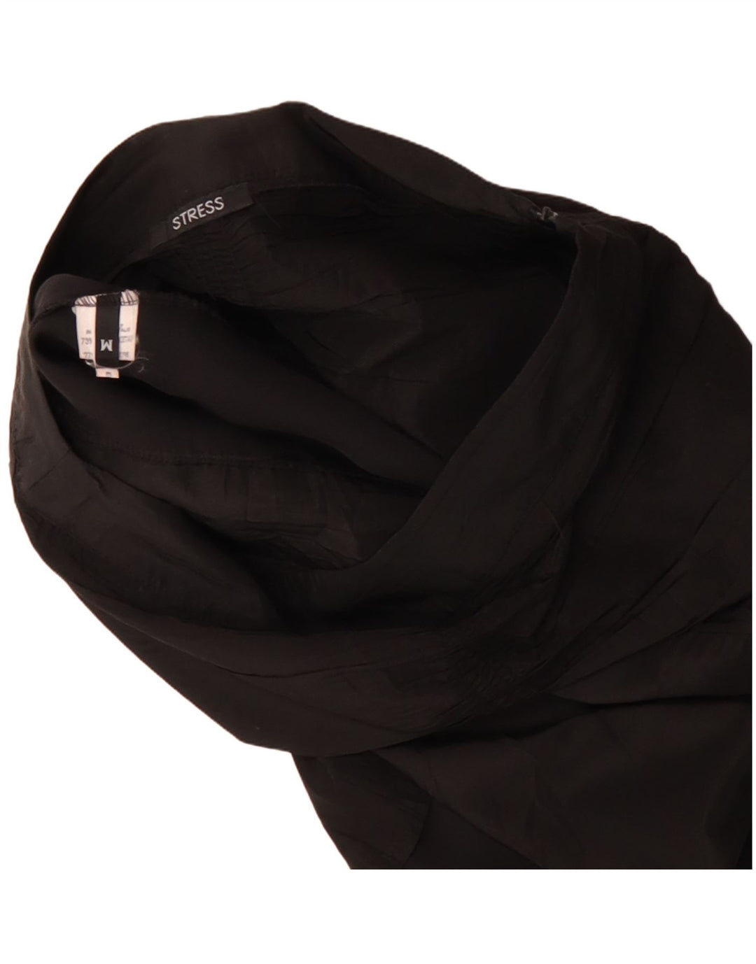 Винтажная женская юбка-тюльпан среднего размера W30, черная из ацетата