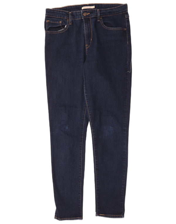Женские джинсы скинни Levi's 721 с высокой посадкой W31 L30 Темно-синие, хлопок