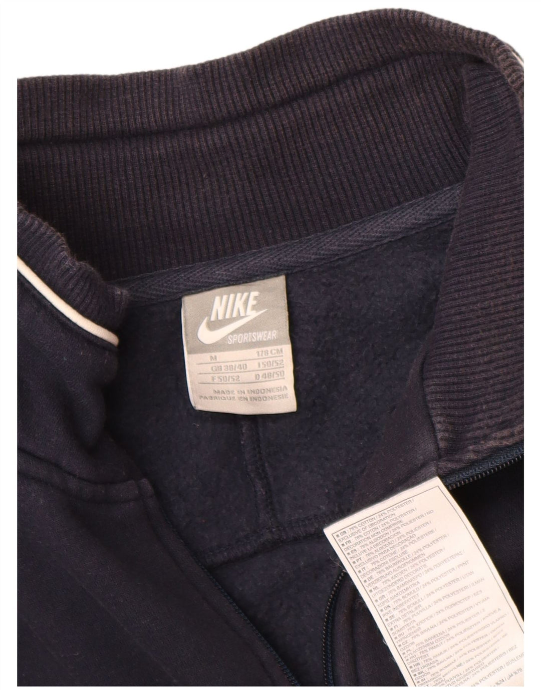 Мужской спортивный костюм Nike Top Jacket UK 38/40, средний темно-синий, хлопок