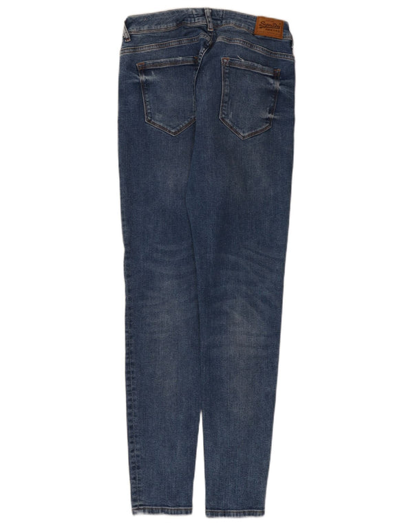 Женские джинсы скинни Cassie Superdry W32 L30, синий хлопок