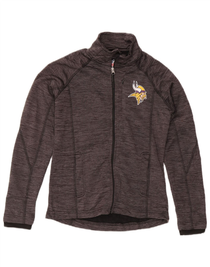 Женский спортивный костюм NFL Minnesota Vikings, верхняя куртка UK 10, маленький серый в крапинку