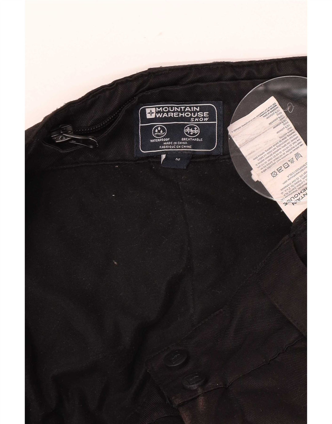 Мужские лыжные брюки Mountain Warehouse Medium W34 L31, черный полиэстер