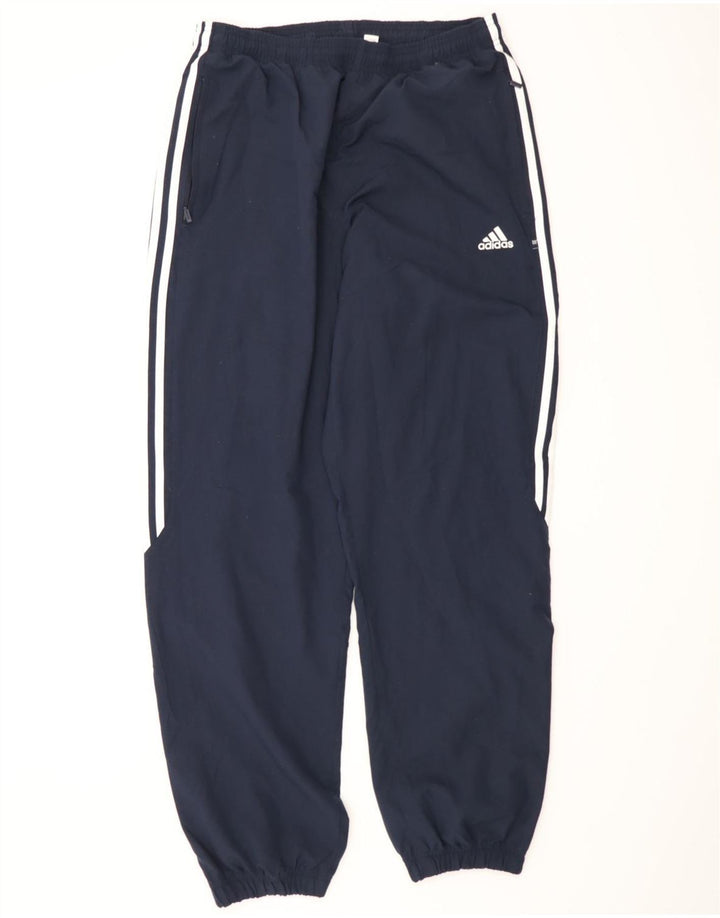 Adidas Мужские спортивные брюки Джоггеры Большой темно-синий полиэстер