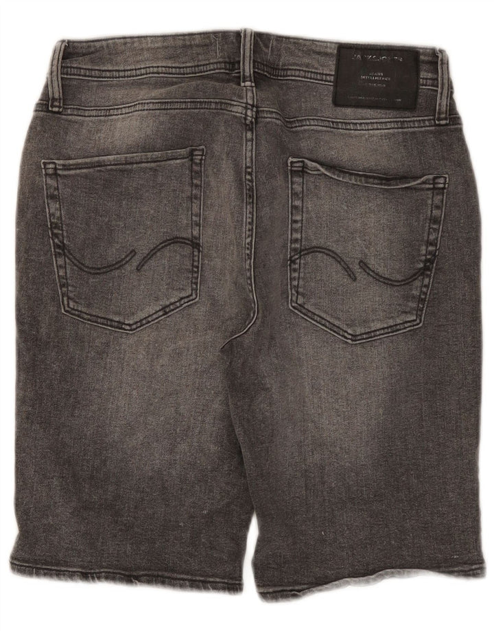 Мужские джинсовые шорты Jack & Jones Regular, маленькие, серые, хлопок, W29