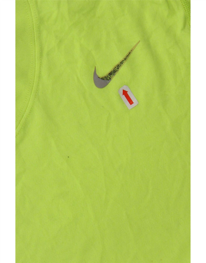 Мужская футболка NIKE Dri Fit, большой зеленый полиэстер