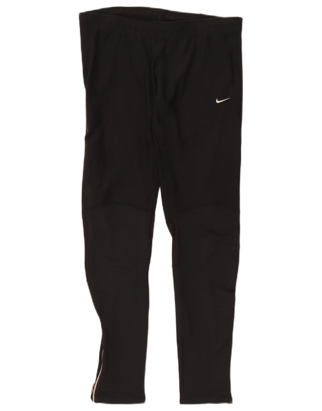 Женские леггинсы Nike Dri Fit UK 14, средний черный полиэстер