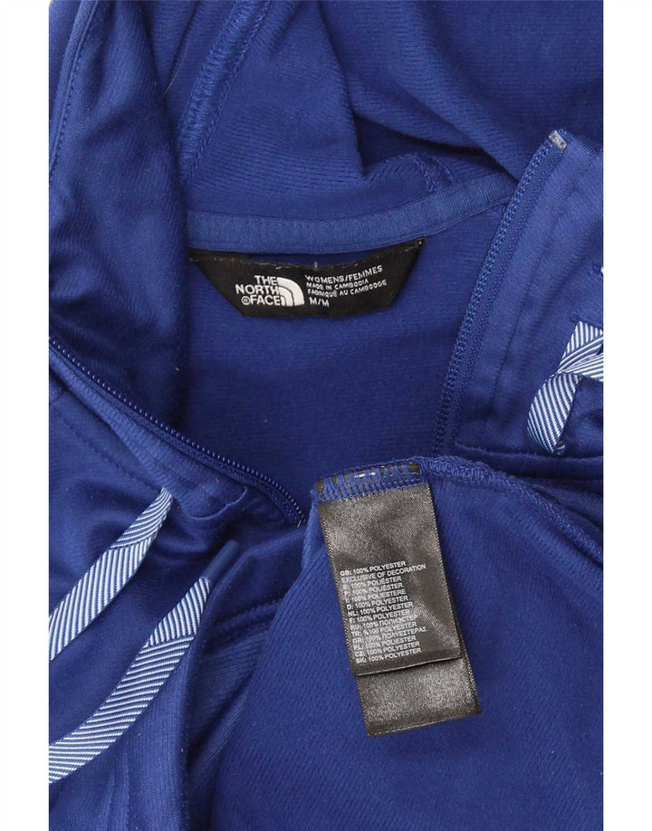 Женский свитер с капюшоном на молнии The North Face UK 12, средний синий полиэстер