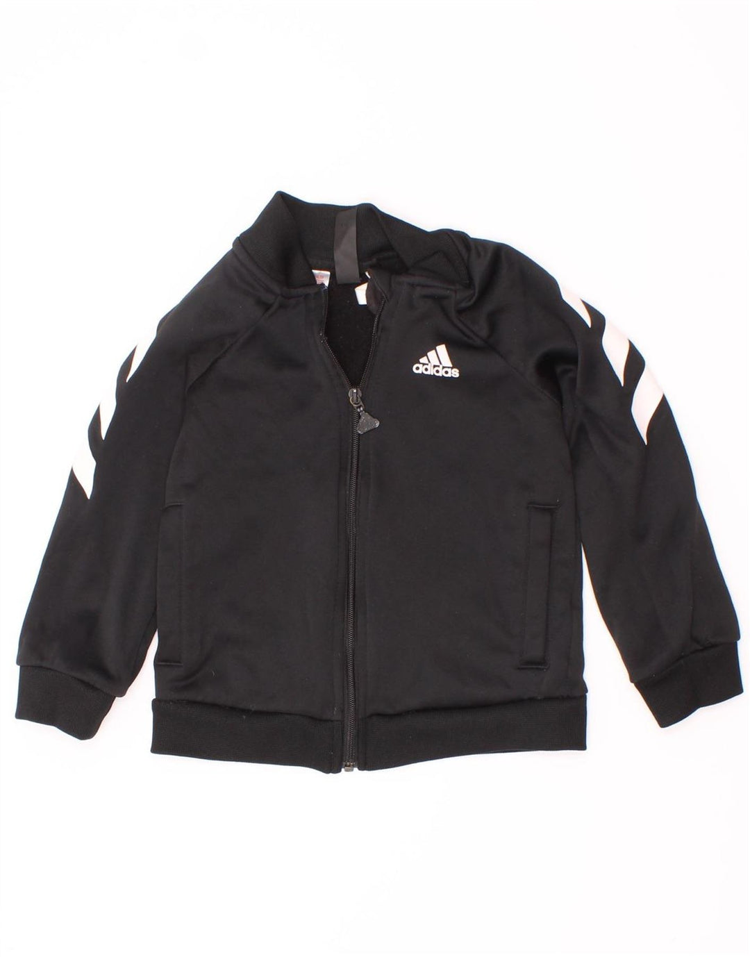 Спортивный костюм Adidas для мальчиков, верхняя куртка 3-4 лет, черный полиэстер с цветными блоками