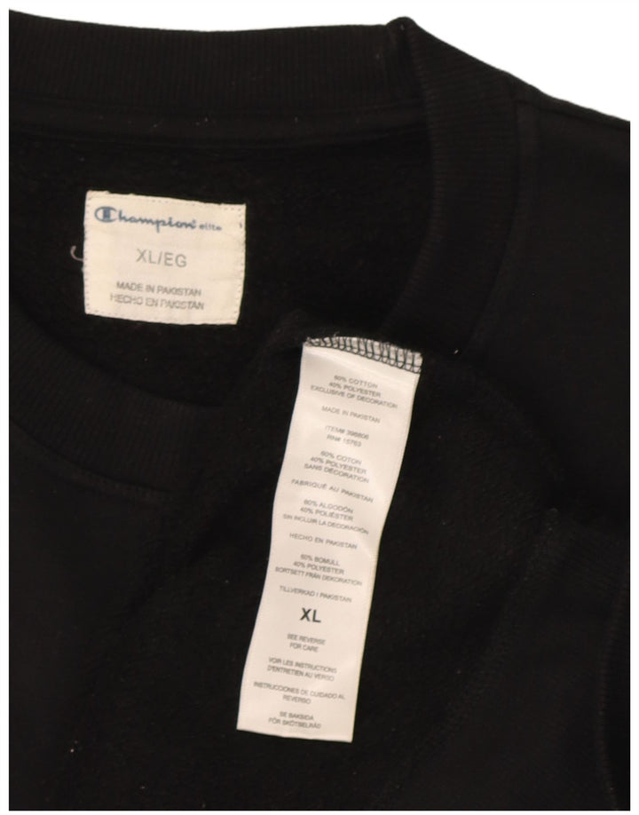 Мужской свитшот Champion Jumper XL, черный хлопок
