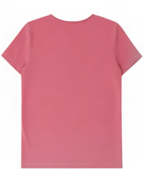 Женская футболка Nike Dri Fit Top UK 10, маленький розовый полиэстер