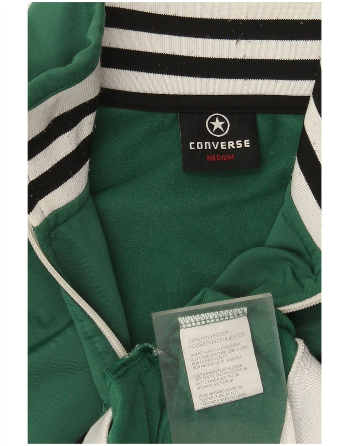Женская спортивная куртка Converse UK 14, средний зеленый цвет с цветными блоками