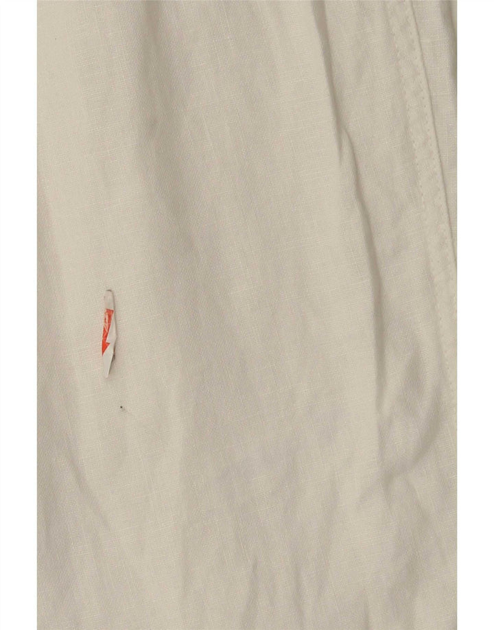 Женские шорты-бермуды Marks & Spencer Autograph UK 18 XL W36 Белые