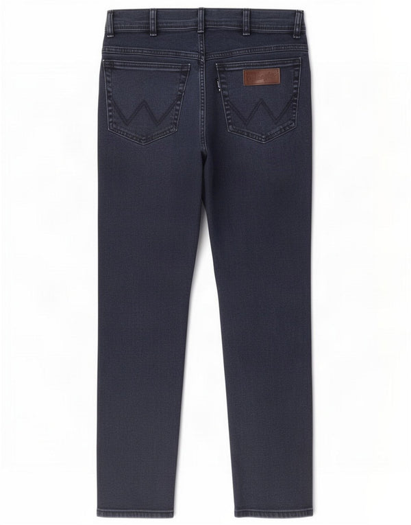 Мужские зауженные джинсы Wrangler Texas W32 L32, темно-синий хлопок