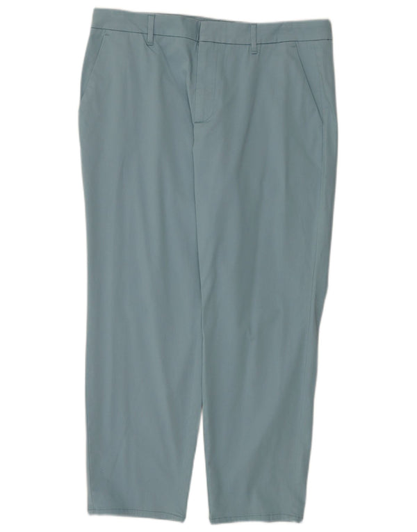Женские укороченные зауженные брюки Marks & Spencer UK 16, большие W34 L26, синие