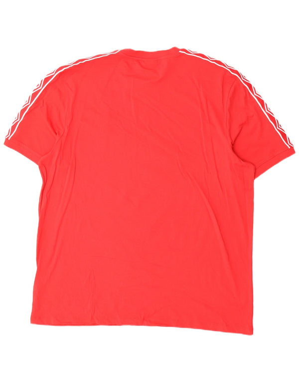 Мужская футболка с рисунком Umbro 3XL, красный хлопок