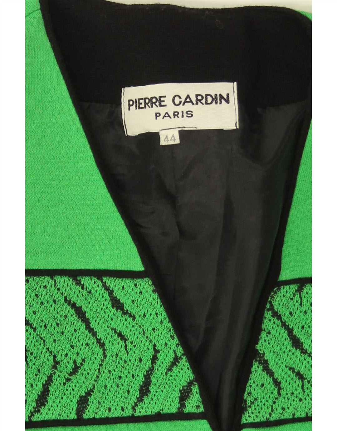 Женский пиджак Pierre Cardin на 3 пуговицах EU 44 XL, зеленый шерстяной пиджак с геометрическим рисунком