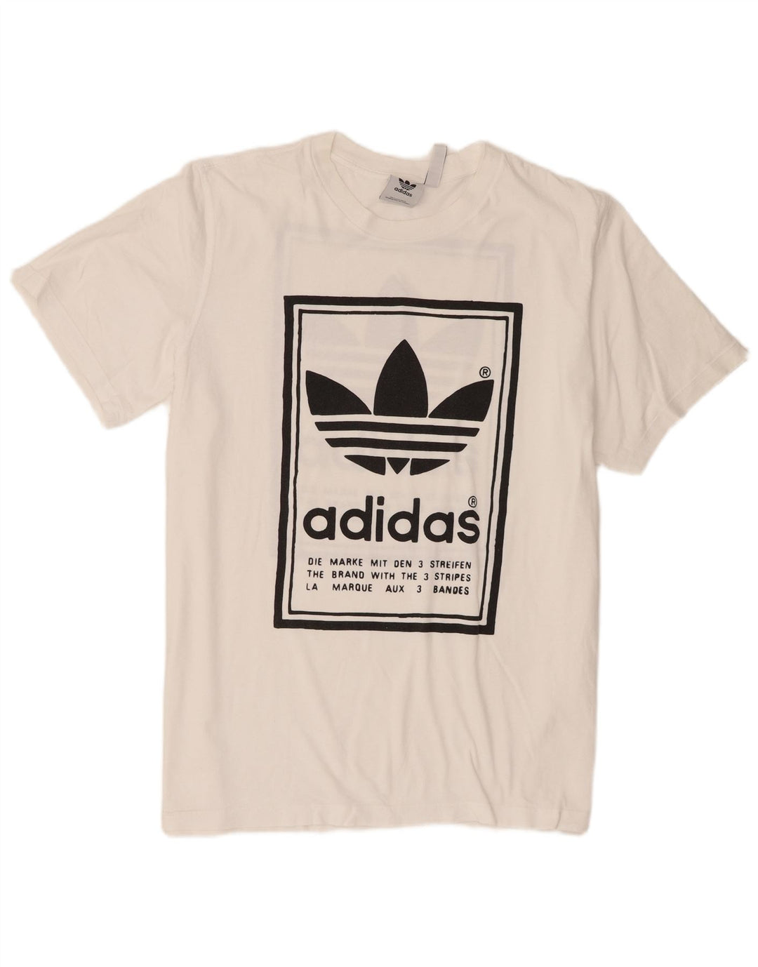 Adidas Мужская футболка с рисунком Top XL Белая