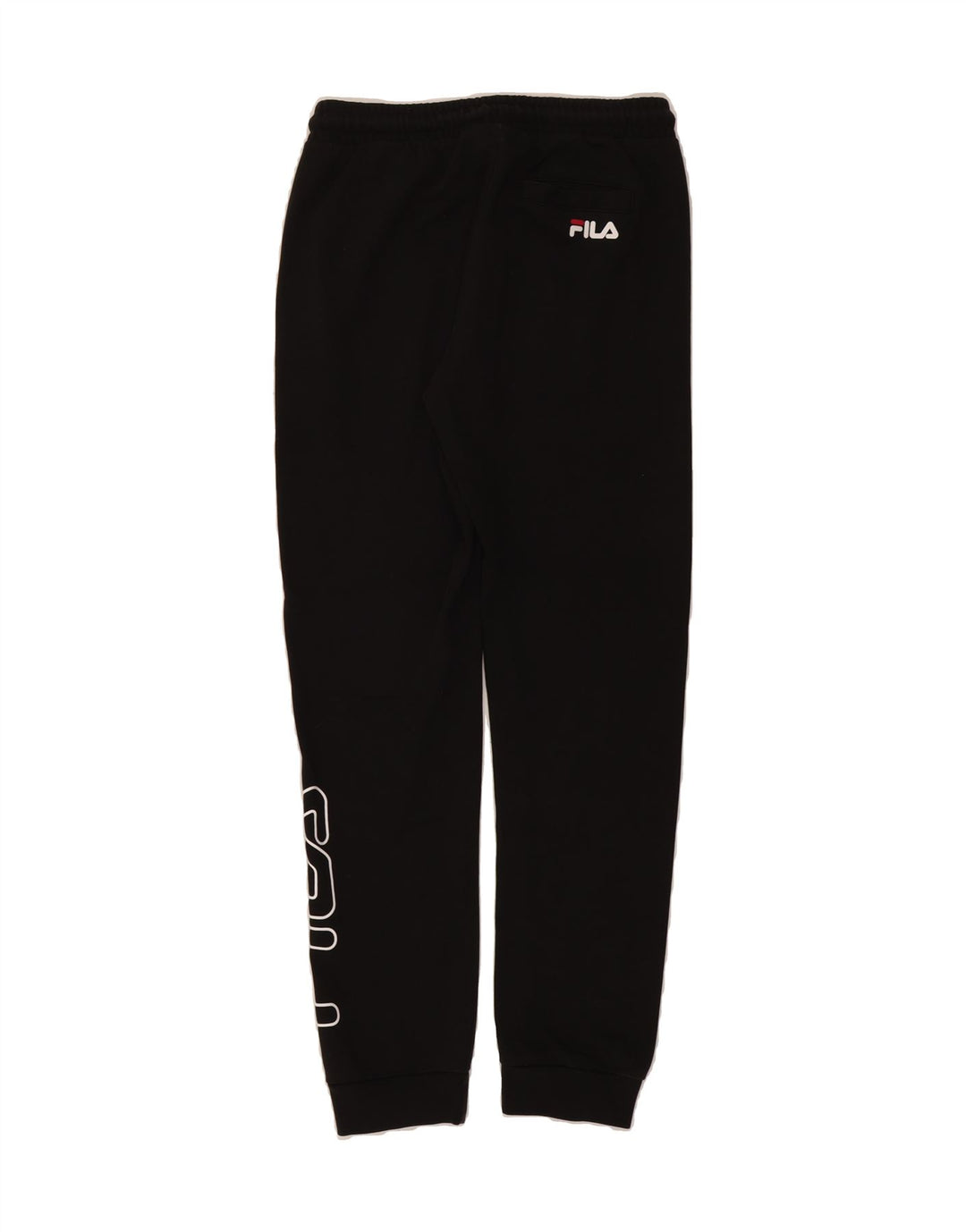 FILA Boys Tracksuit Trousers Joggers 13-14 Years Black Vintage Fila and Second-Hand Fila from Messina Hembry 